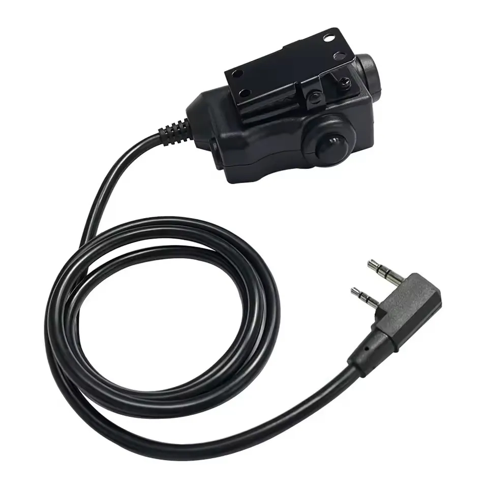 EARMOR Tactical Headset PTT Intercom Adapter Compatible with Kenwood (for Baofeng) Suitable For Outdoor Tactical Communication