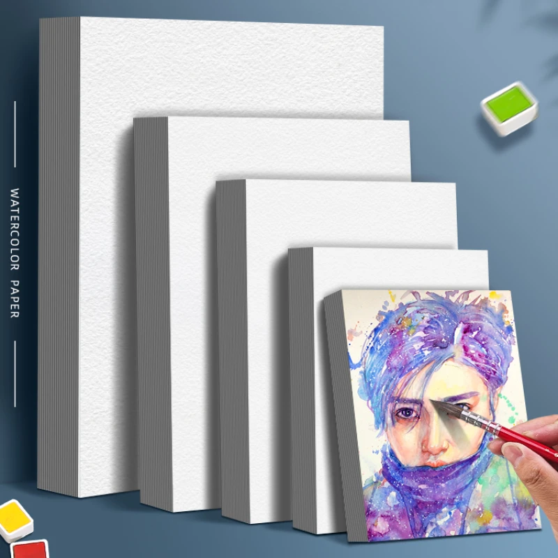 300g Watercolor Paper Papel Acuarela Cotton Pulp Color Lead Aquarelle Gouache Drawing Paper Artist Painting Papier Art Supplies