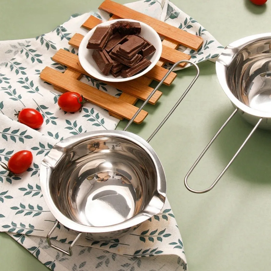 Wholesale Bakeware Wax Candle Candy Melts Chocolate Double Boiler Metal Stainless Steel Chocolate Warmer Melting Bowl