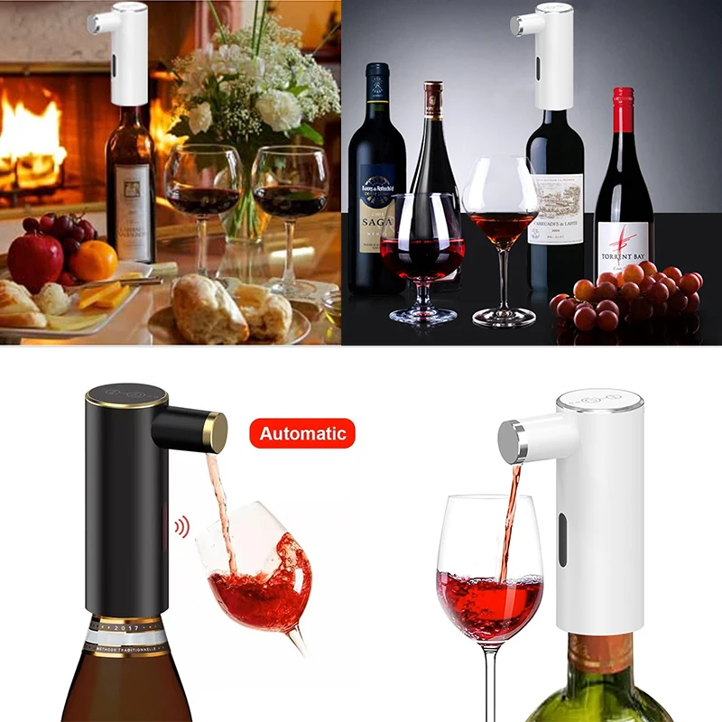 Electric Wine Liquor Pump Whiskey Dispenser Smart Quantitative Alcohol Dispenser for Home Bar cocktail bar tools