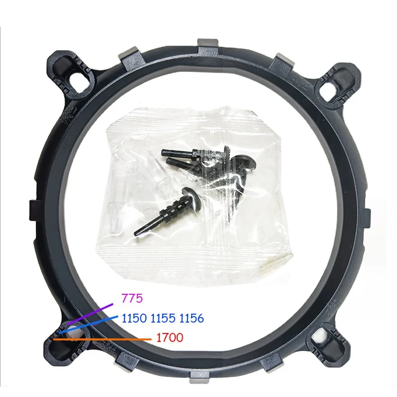 데스크탑 4in1 범용 CPU 쿨러 팬 브래킷 방열판 홀더 LGA775 1150 1156 1155 1366 1700 1851