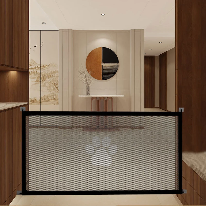 Portable Folding Breathable Mesh Pet Safety Divider Fence