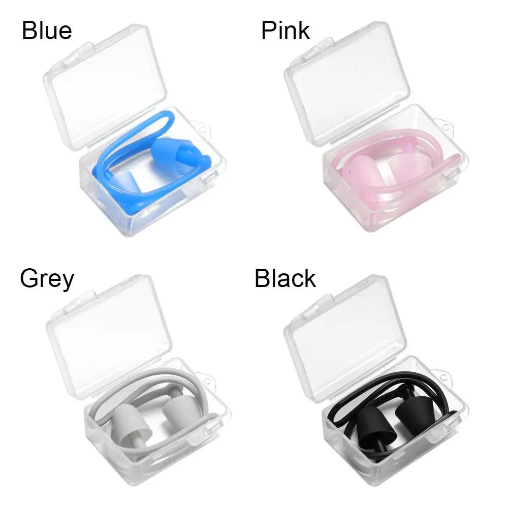Soft Swimming Earplugs Case Protective Prevent Water Protection Ear Plug Waterproof Soft Silicone Swim Dive Supplies 5
