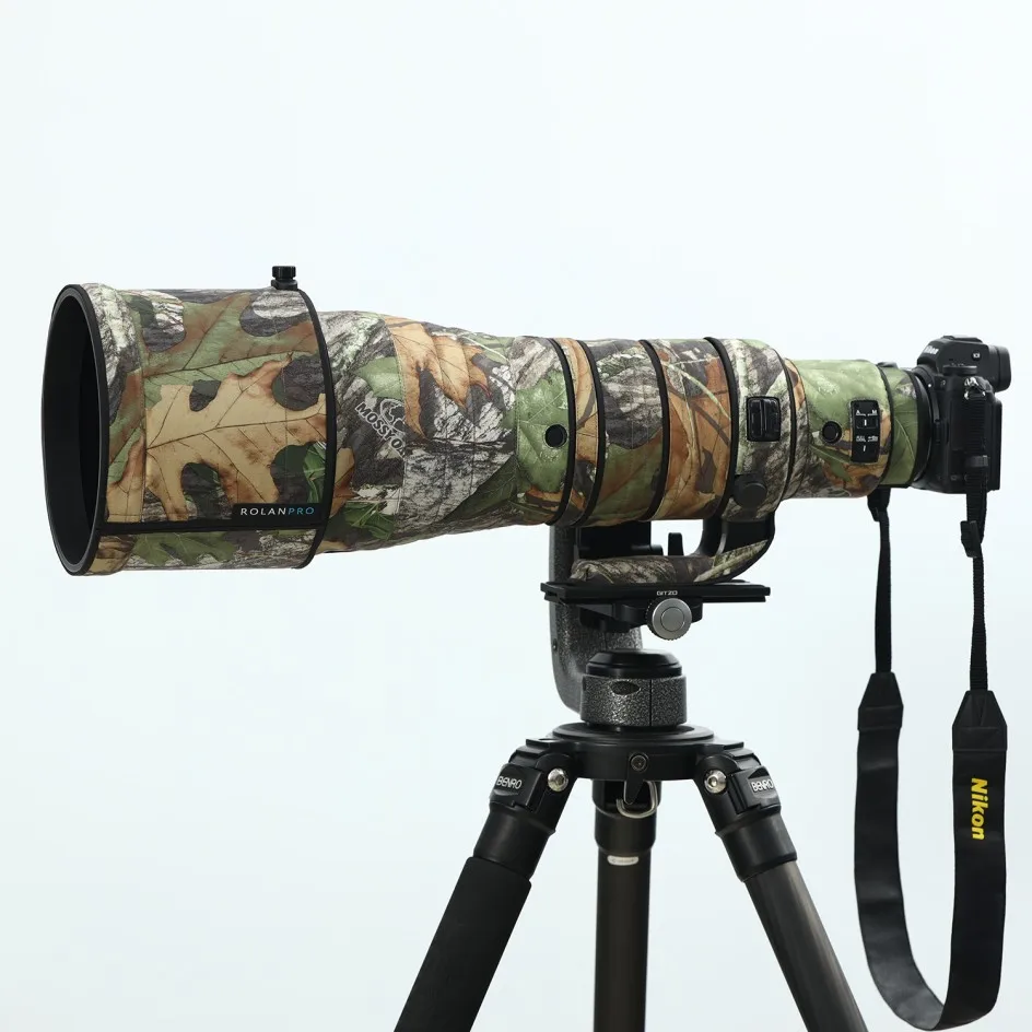 ROLANPRO Wasserdichte Objektiv Camouflage Mantel Für Nikon Z 600mm F4 TC VR S Regen Abdeckung Schutzhülle Für NIKKOR Z600 F/4 Pistolen Fall – Detail 1