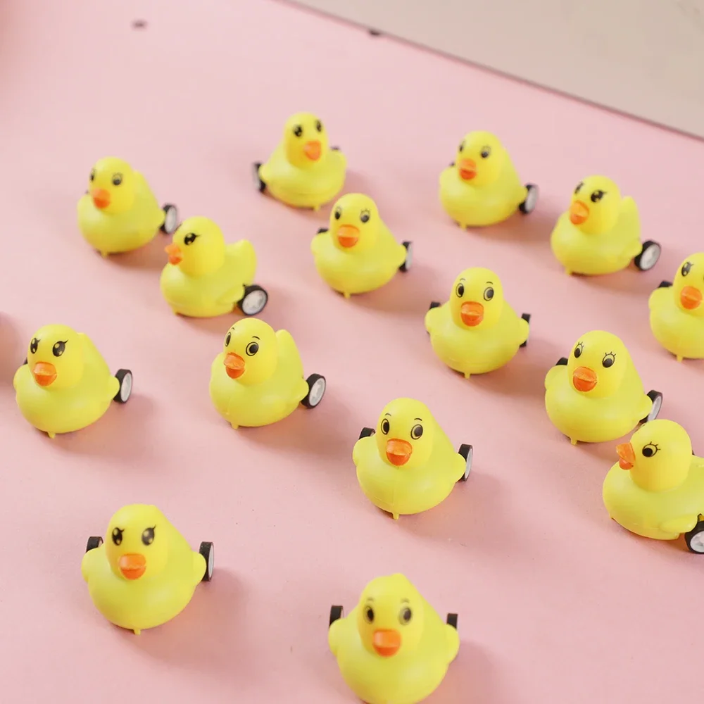 Cartoon Duck Pull Back Toys for Kids, Birthday Party Favors, Baby Shower, Guest Giveaway Gift, Pinata Fillers, Cute Cars, 12Pcs