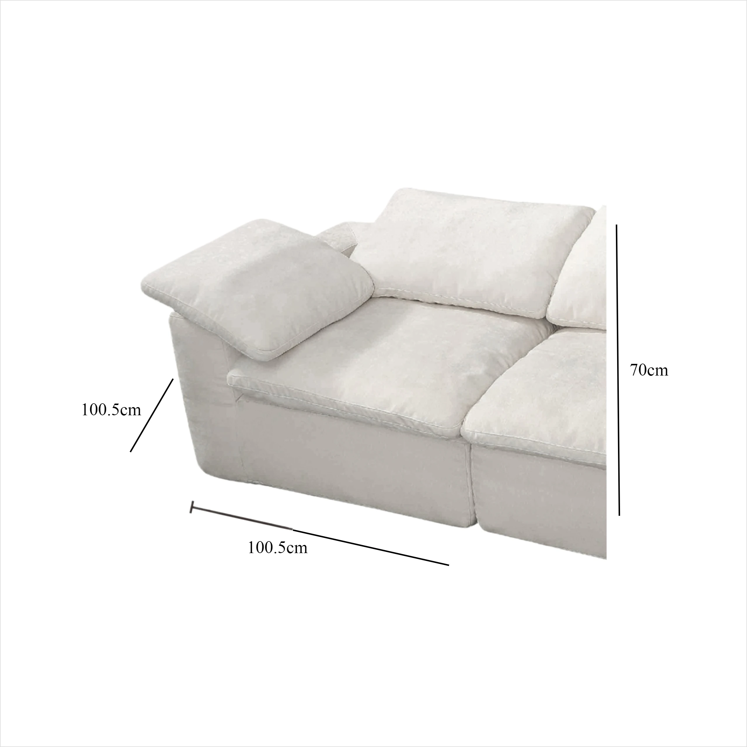Single Sofa- Left