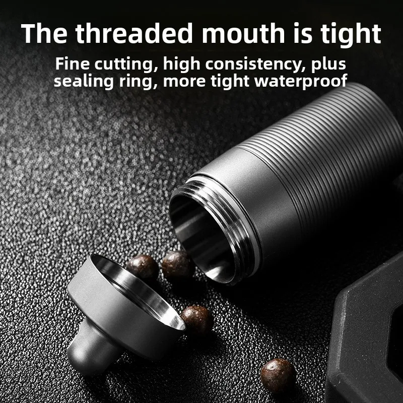 Pure titanium sealed warehouse dustproof mini medicine warehouse outdoor camping waterproof pure titanium pure titanium