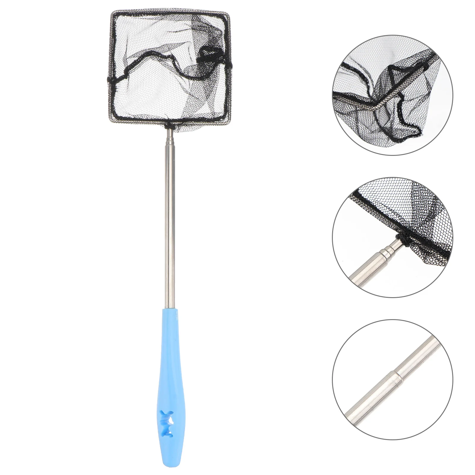 

Grid Fish Tank Fishing Net Child Cleaning Tools Butterfly Catcher Alloy Telescopic Dip