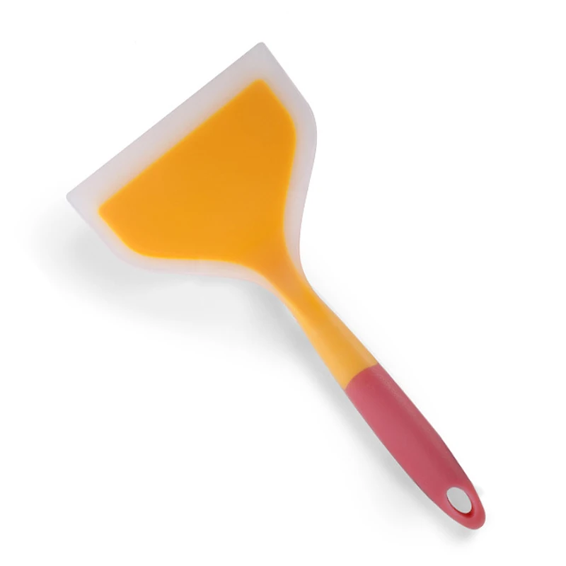 1PCS Heat Resistant Silicone Scraper Non-stick Butter Cooking Silicone Spatula Cake Pastry Scraper Omelet Spatula Kitchen Tool