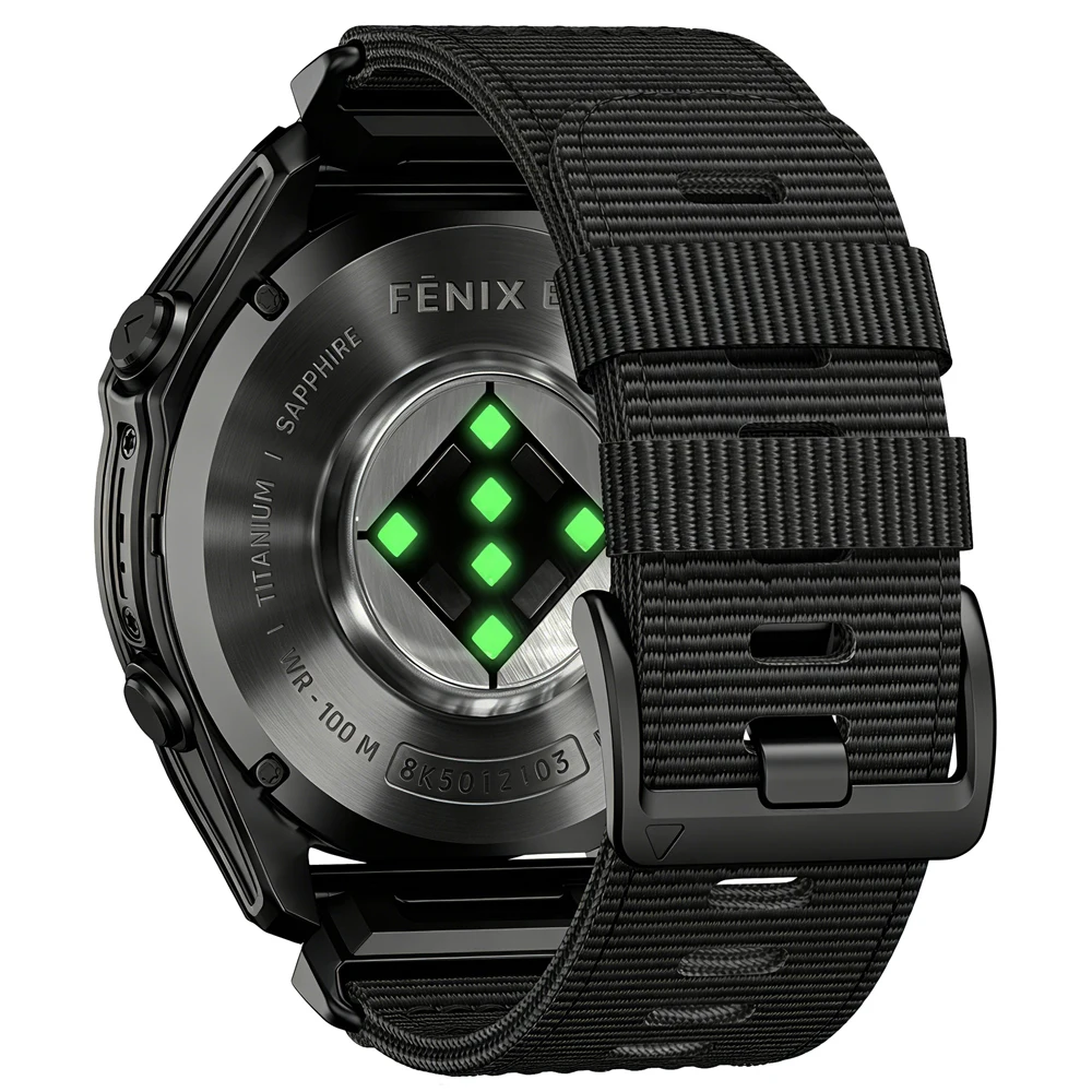 Enhanced Nylon Sports Braided Watch Strap - QuickFit 22mm & 26mm Strap