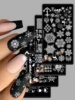 Snowflake Christmas Nail Stamping Plates Love Leaves Hat Design Printing Plates Nails Art Stencil Stamp Tools Nails Decoration 4