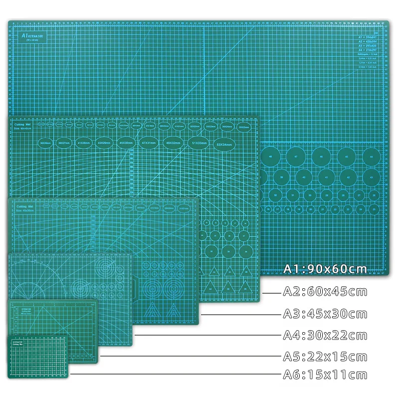 A2 A3 A4 A5 PVC Cutting Mat Board Durable Self-healing DIY Sewing Student Art Paper Engraving Pad Leather Craft Tool