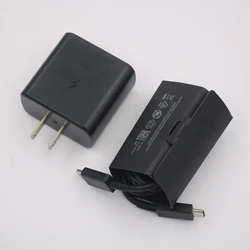 Supercharger 45W USB - C PD Fast Charging Adapter - US Add Cable (Black)