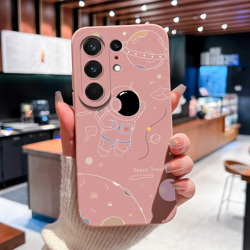Abstract Line Art Print Liquid Silicone Shockproof Case with Camera Protection