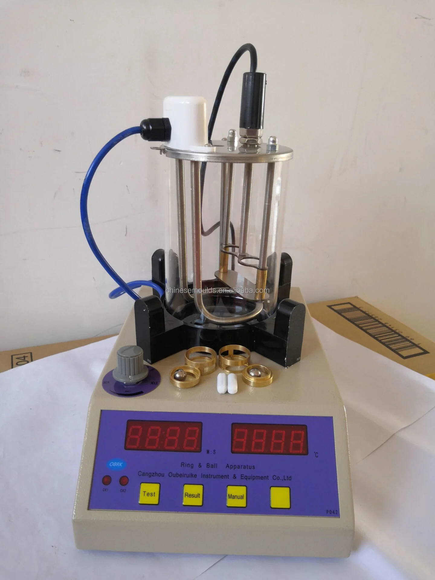 Automatic Ring and Ball Apparatus - Softening Point / Ring & Ball Method -  Utest Material Testing Equipment