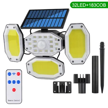 Upgraded Solar Motion Sensor Light Security Lamp Garden Outdoor Waterproof 1