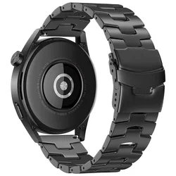 Luxury Titanium Strap - 22mm Enhanced Bracelet Band for OnePlus Watch 3 (Titanium Grey)