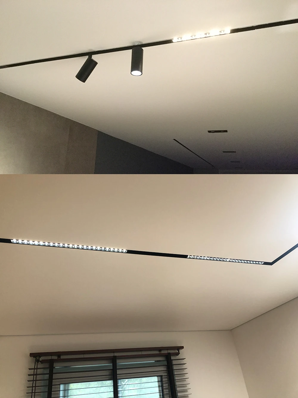 N6 Modern Recessed Magnetic Track Lights design led Lamp Magnetic Rail Ceiling System Indoor Track Lighting Rail Stretch ceiling 4