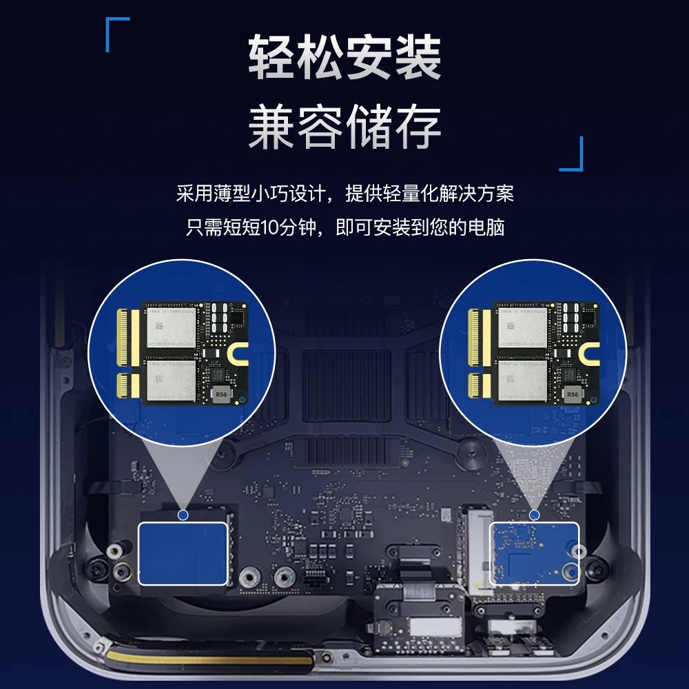 4TB 8TB Hard Disk Upgrade Kit Small Plate apply to Mac Studio SSD