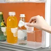 20 Pieces Fridge Organizer Storage Organization Divider Plastic Storage Divider Plywood Kitchen Bottle and Jar Rack Organizer 5