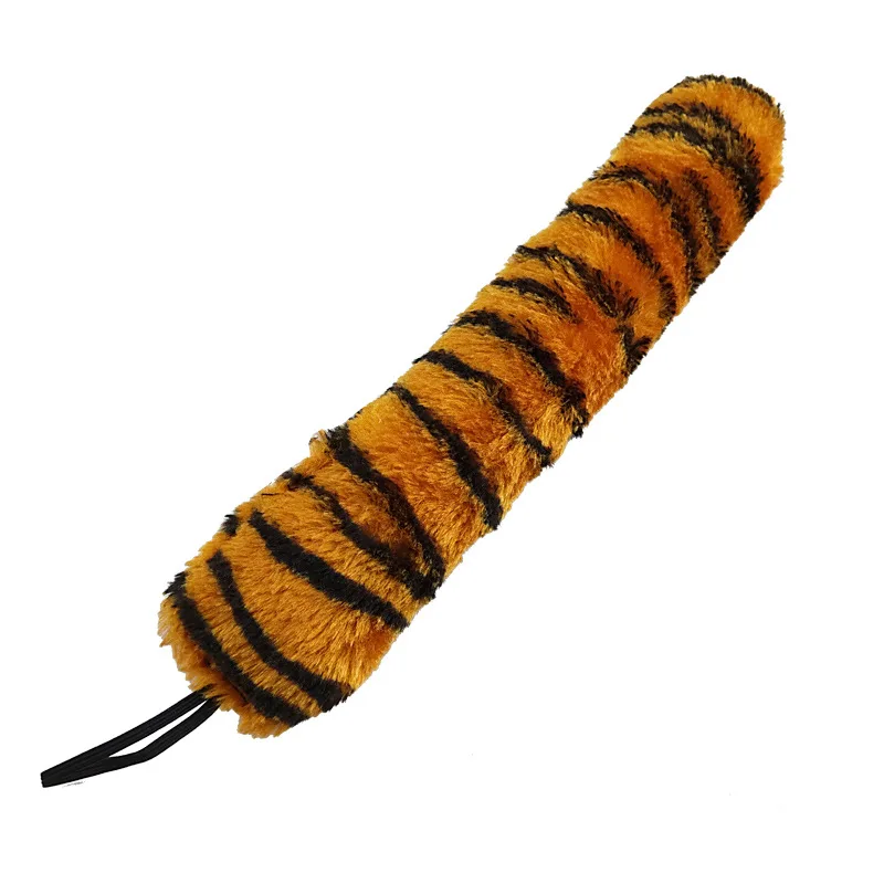 Adults Kids Plush Cartoon Animal Black Red Cat Tiger Print Tail Fox Christmas Birthday Party Cosplay Costume Halloween cosplay costume