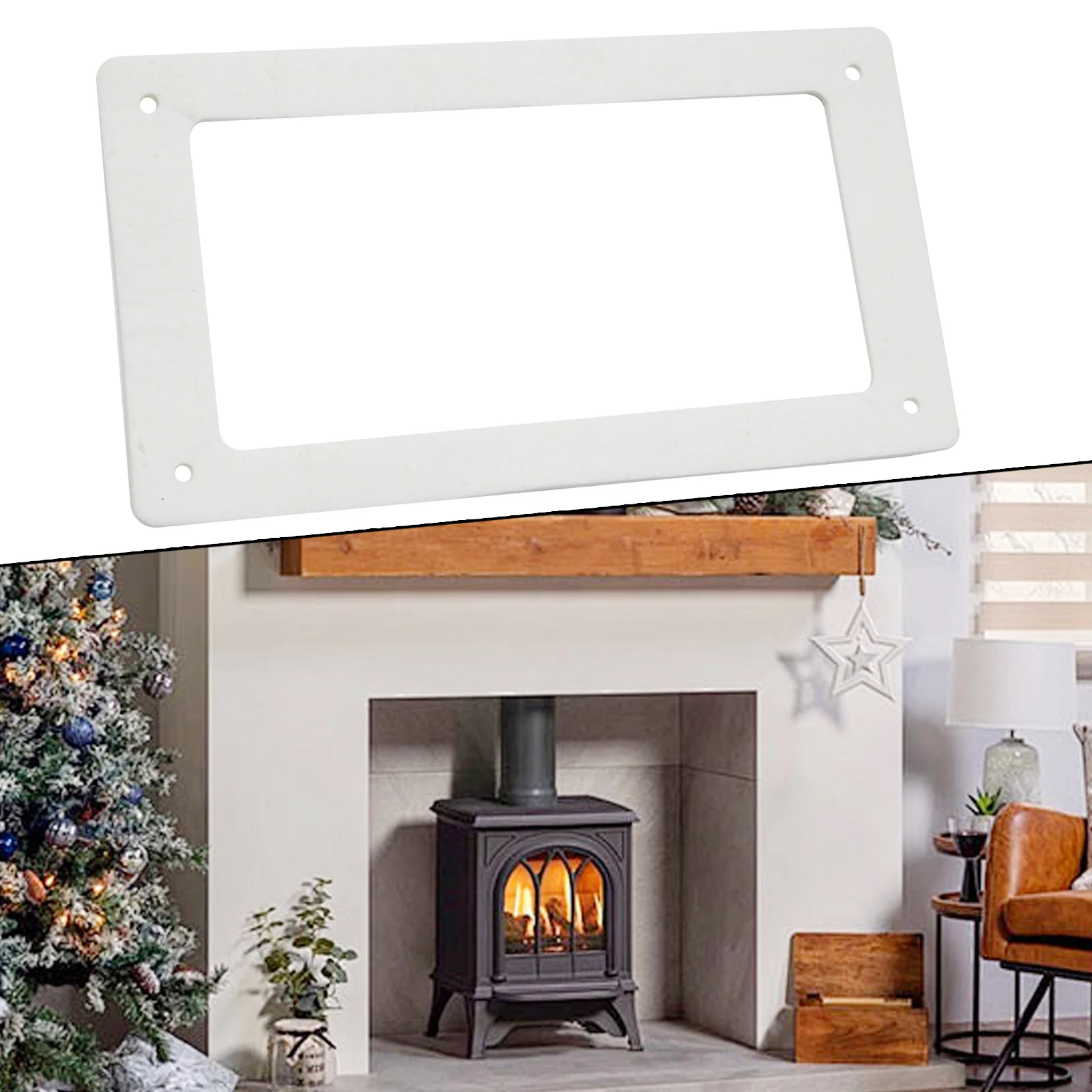 

1pcs Ceramic Fiber Seal For MCZ Heat Resistant Perfect Fit For Inspection Flap 220x120x4 Mm Fireplaces Heating Cooling Vents