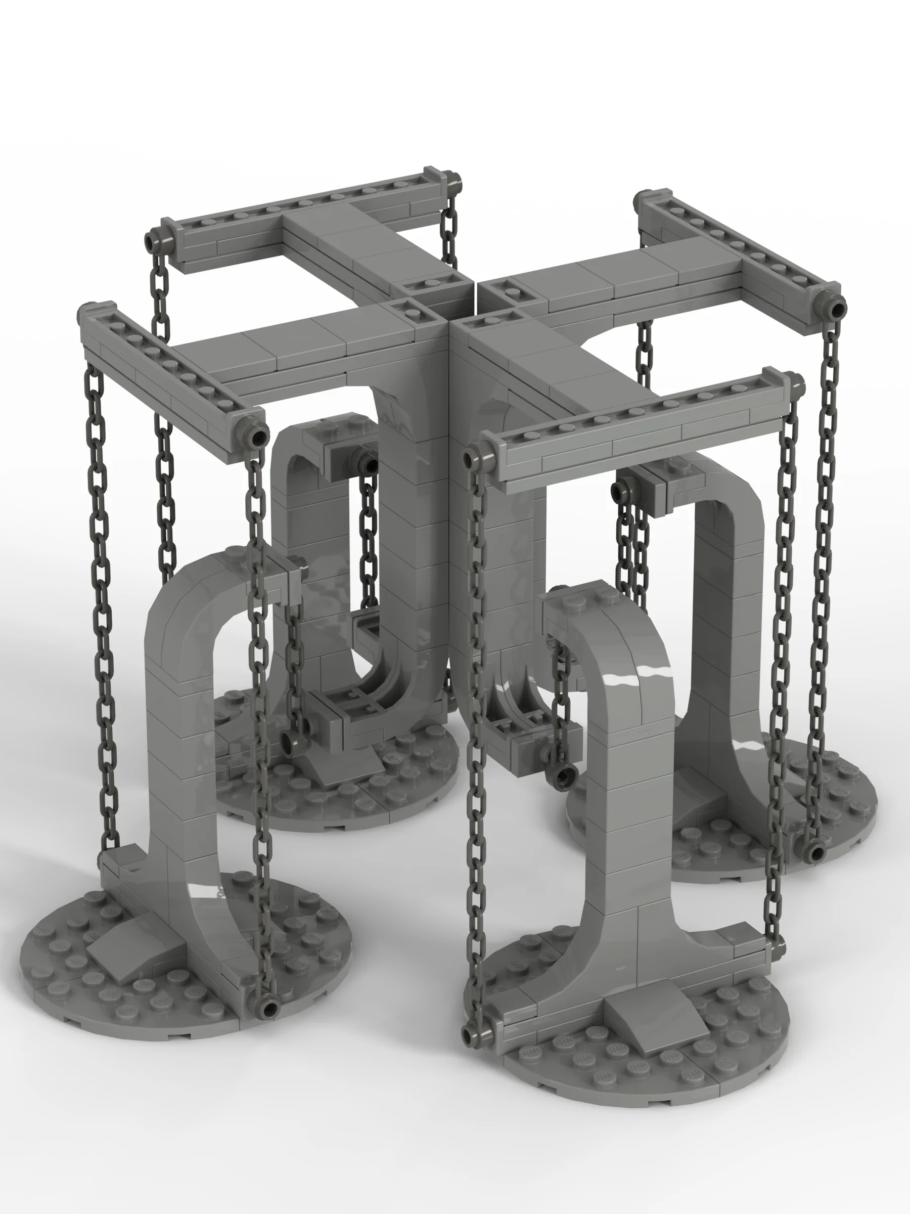 MOC Building Blocks Toys for Kid Anti Gravity Suspended Bracket Creative  Balance Tensegrity Sculptures Model DIY Ornament Base - AliExpress