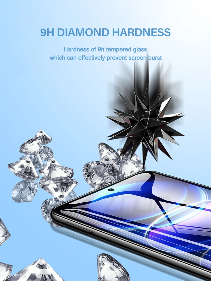 3Pcs Tempered Glass For Xiaomi Redmi Note 12 11 10 Pro 10S 11S 12S Turbo Screen Protector Redmi 10A 10C 12C Glass Protective
