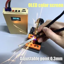 

Spot Welding Machine 10600mAh Portable Welding Machine With OLED Display 20 Gears Adjustable Spot Welding Tool For 18650 Battery