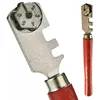 Glass Cutter Diamond Cutter Head Multifunctional Six-Wheel Glass Cutter Head 130mm Hand-Held Tile cutting Tools Portable 1pcs 4