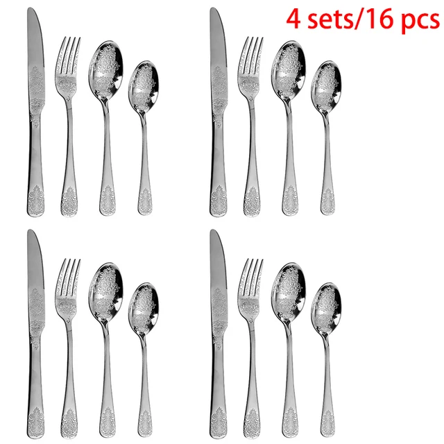 16pcs Sliver