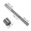 Uxcell 3.5-19.5mm Chucking Reamer HSS H7 6 Straight Flutes Machine Milling Cutter Tool 4
