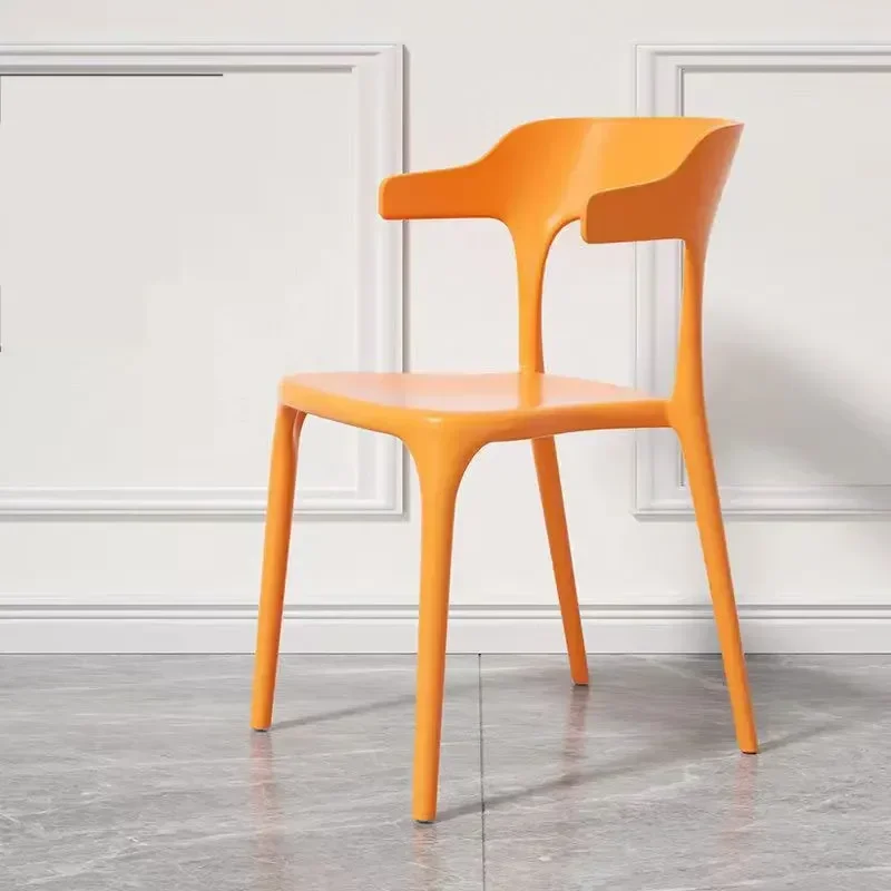 

Kitchen Plastic Dining Chair Chairs Plastic Modern Outdoor Chair ergonomics Living Room Armchairs Furniture 2 minimum batches