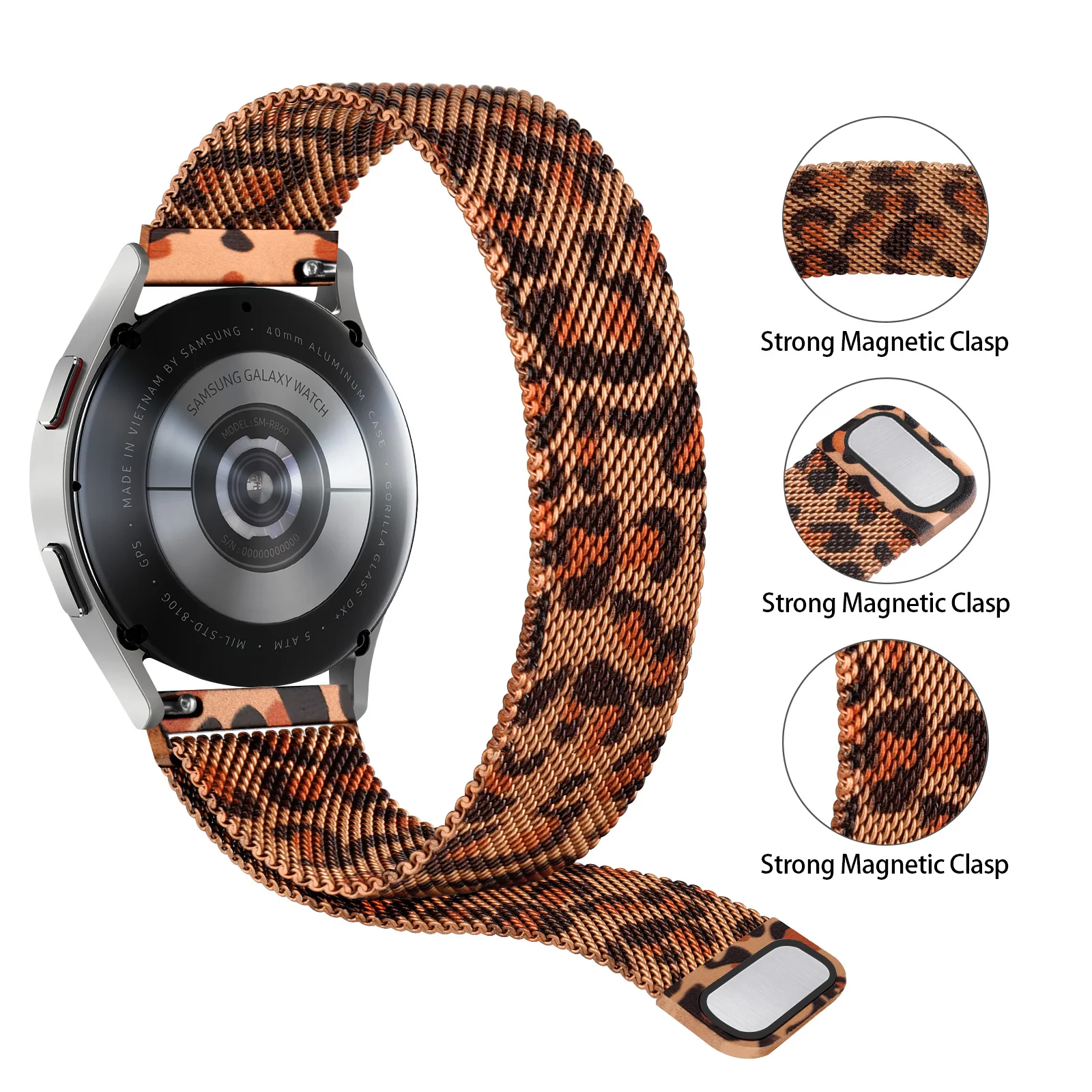 Sleek Metal Wristband - Premium 20/22mm Interchangeable Strap