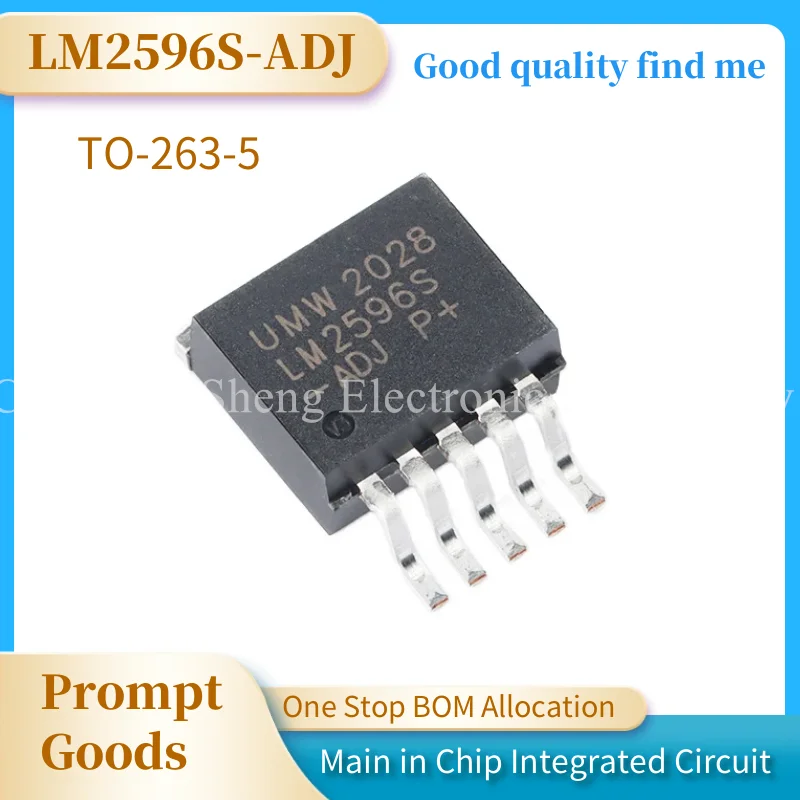 10 Pz/Lotto Lm2596S-Adj To-263 Lm2596S Lm2596 Reg Buck Adj 3A To263-5 Qualità Nmd Boost Canali Usb Regolatore Fai Da Te Ic