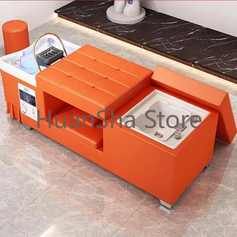 Women Hairdressing Shampoo Bed Head Spa Treatment Beauty Salon Chair Barber Stifling Behandelstoel Barbershop Furniture LJ50SC
