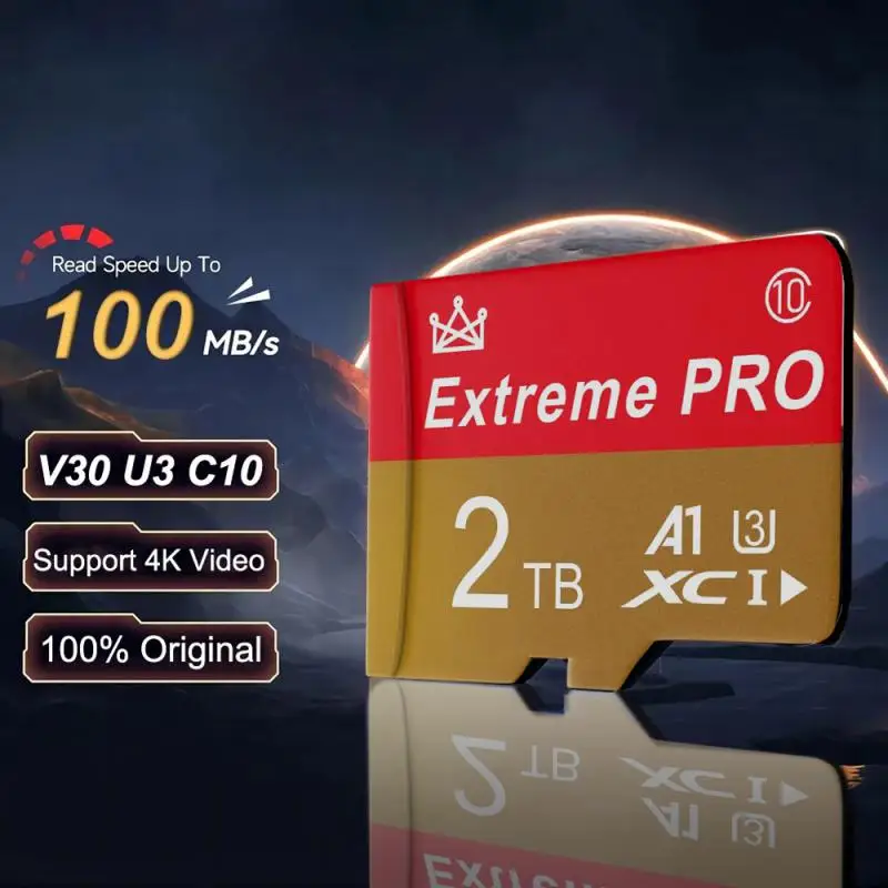 Scheda Sd Micro Tf Originale 2Tb Ad Alta Velocità Micro 1Tb Tf Sd Memory Card Cellulare Computer Fotocamera Flash Memory Card