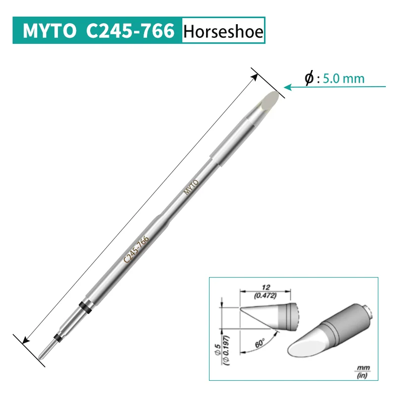 MYTO New C245-1.0K/034/036/041/064/102/107/710/766/795/797/935 Welding Head C245 Series Soldering Iron Tips for J BC T245 soldering iron station