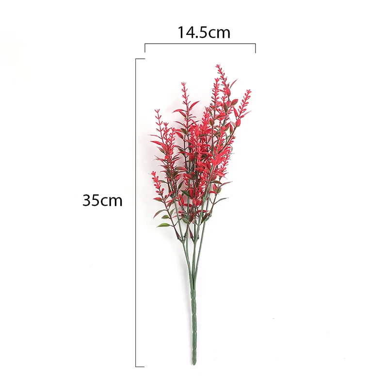 Artificial Lavender Bouquet - 35cm Decorative Floral Arrangement