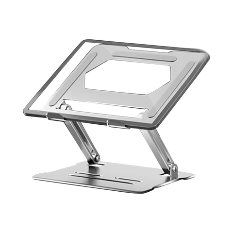 Carbon Steel Laptop Stand Anti Scratch Height Angle Adjustable Home Office Tablet Holder Heavy Duty Non Slip Riser