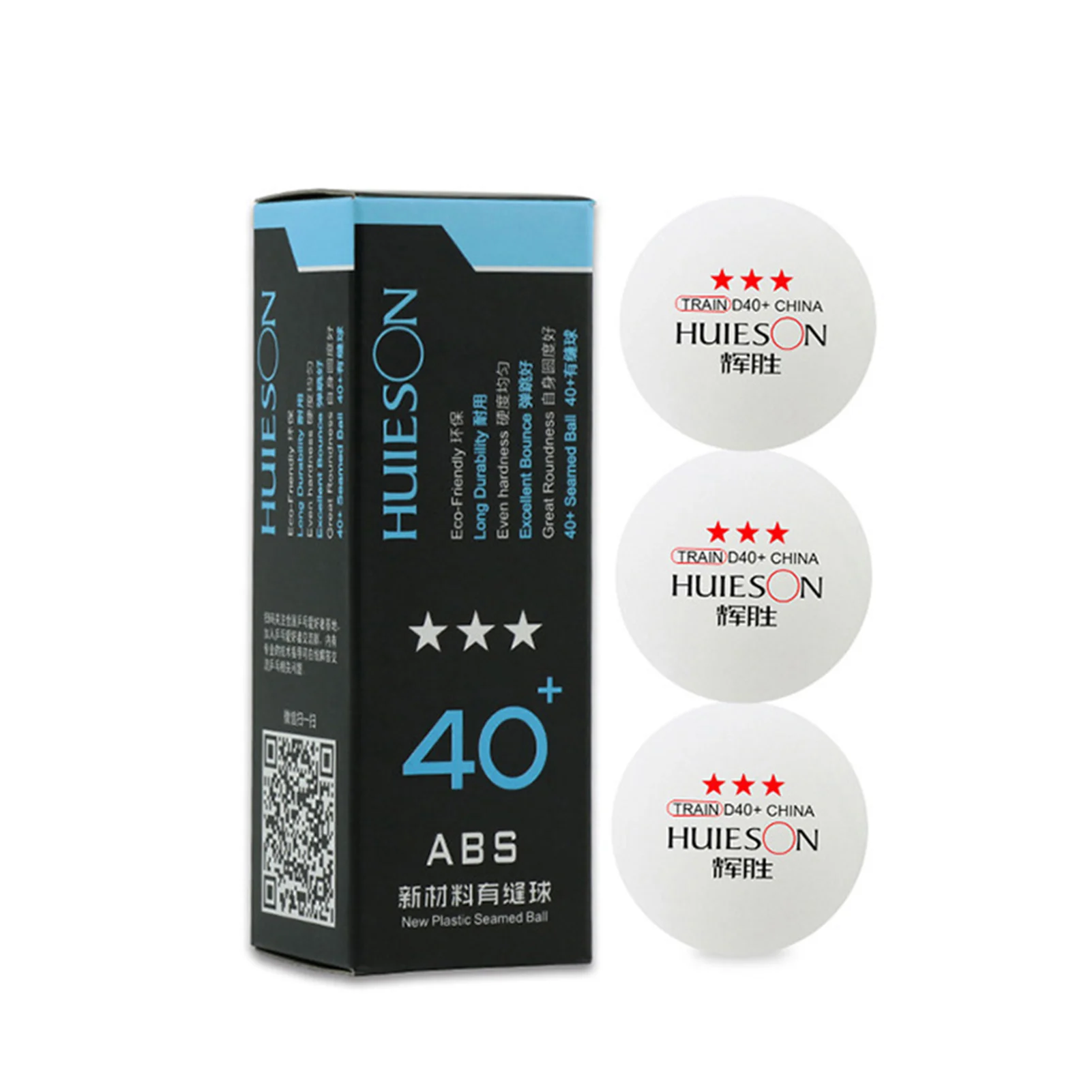 Table Tennis Balls 3PCS Advanced Table Tennis Balls High-Performance Durable ABS Training Balls for Recreational Player Pro Player