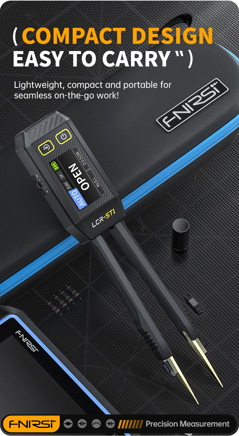 LCR-ST1 Intelligent Tweezers, LCR SMD ESR Tester, Resistance, Capacitance, Induc