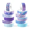 12Pcs Fish Scales Washi Tape Diary Decoration Scrapbooking Decorative Tape Stationery Colorful School Supplies Masking Tape 2