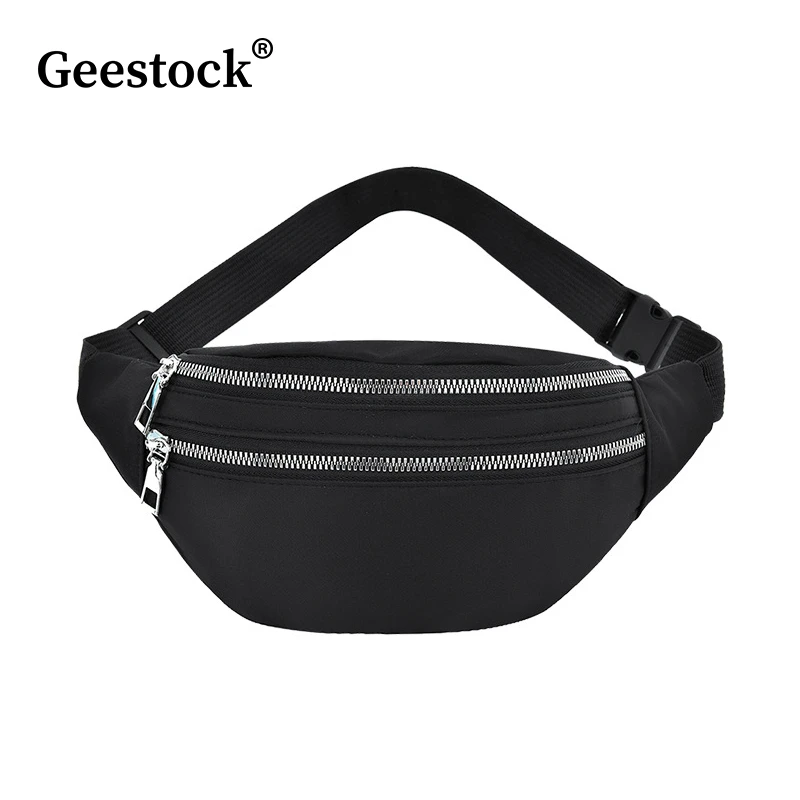 Geestock riñonera informal de nailon para hombre y de para el pecho, deportiva, bolsillo|Riñoneras| - AliExpress