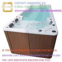 Hydrotherapy Swimming Spa Tub Supplier Of Outdoor 3 Persons Massage Spa Hot Tub For Outdoor Whirlpool Spa Bathtub 1