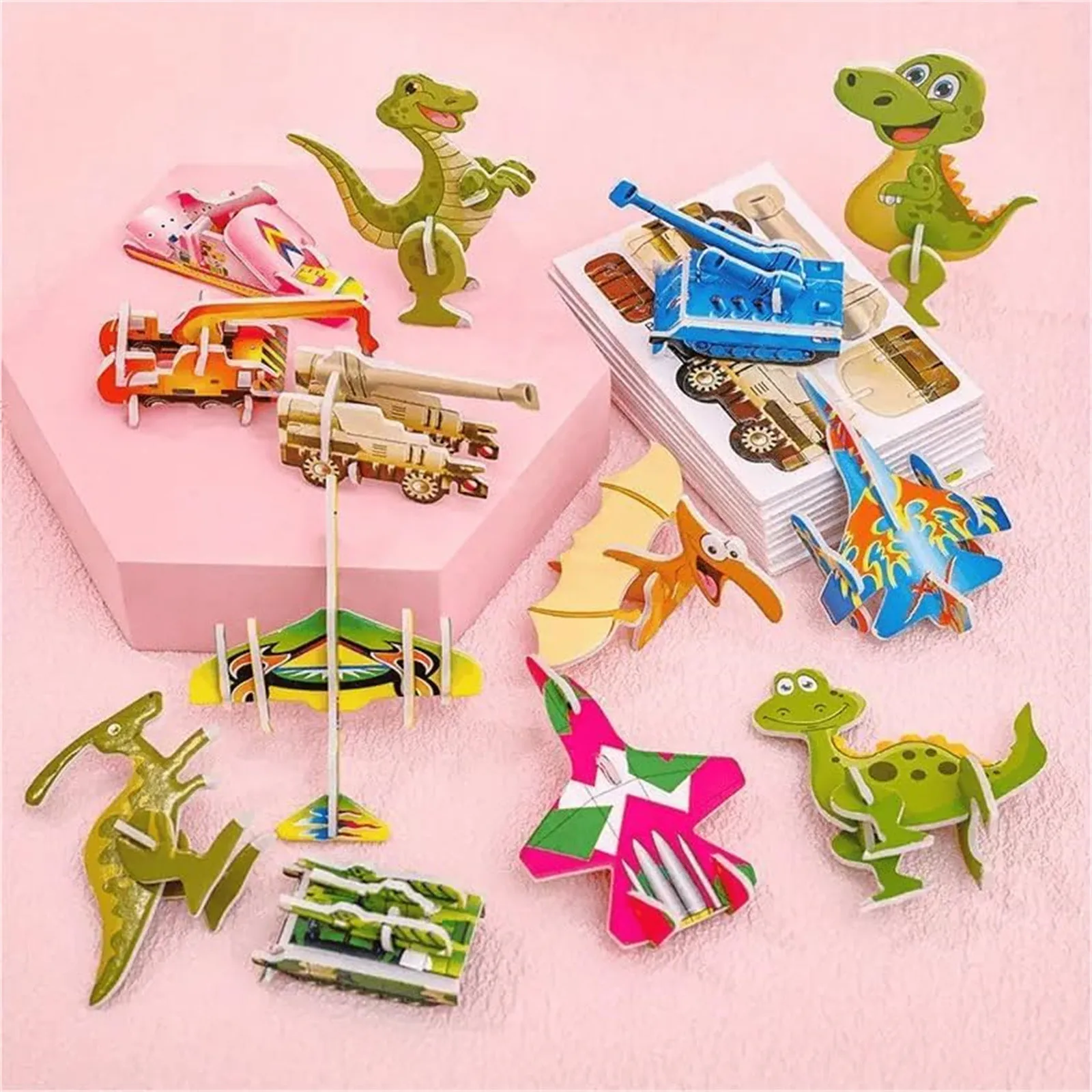 Animal Magnets for Toddlers Age 1 25PCS Puzzle 3D Cartoon Animal Puzzle 2024 New Children's 3D Puzzle Toy 3D 4 Year Boy Stem 4