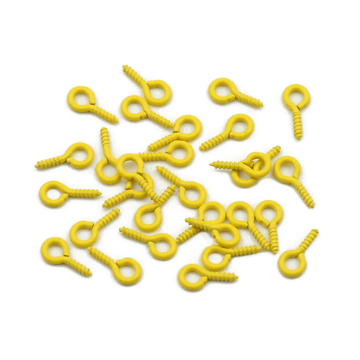 Vibrant Mini Eyelet Pins & Clasps Set for Jewelry Making - 100 Pieces
