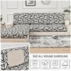 Newest Floral Sofa Seat Cushion Cover Non-Slip Chair Cover Stretch Sofa Cover for Living Room Replacement for Individual Cushion 5