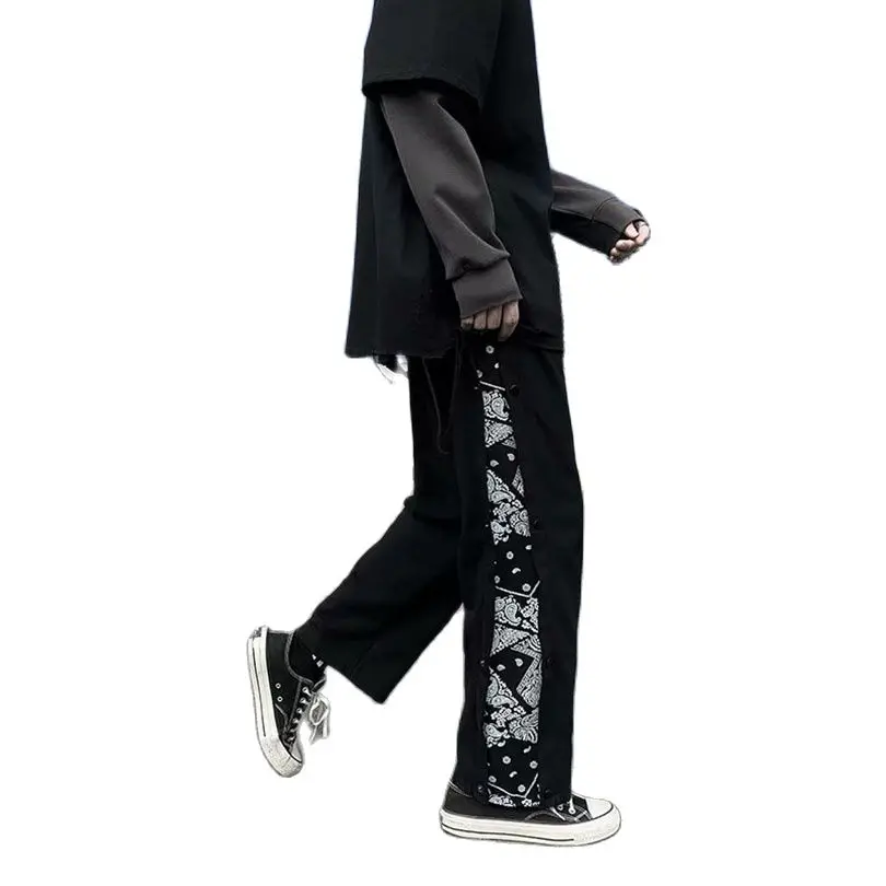 

Men's sportswear, Summer button-up pants, Runner, Casual wear, hip-hop, slim-fit pants, Spring, Summer, 2024