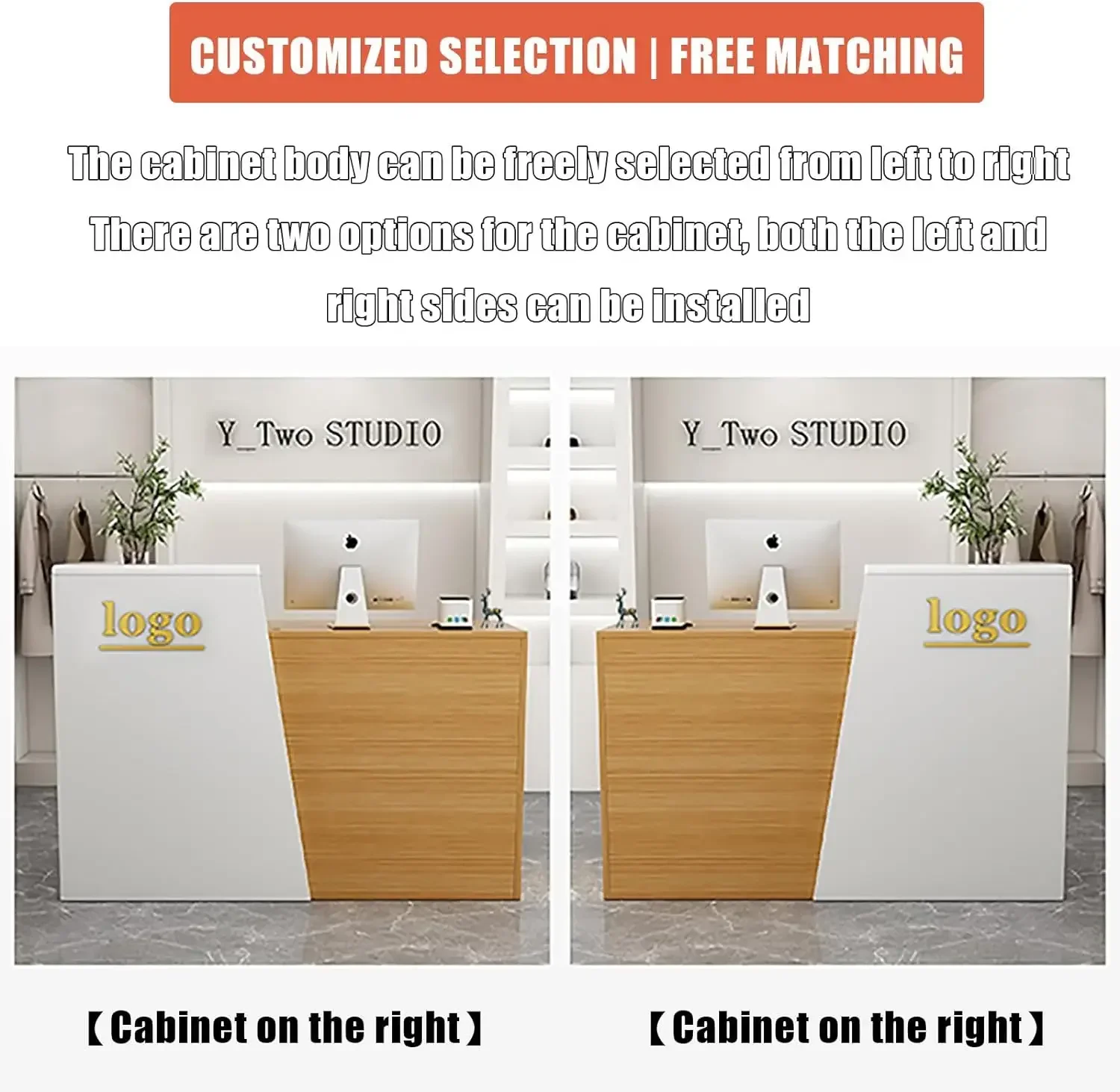 Counter Bakery Reception Salon Cashier Table Customer Center Aesthetic Furniture Desk Luxury Business Modern Shop Beauty Spa